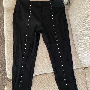 Shein pearl beaded pants